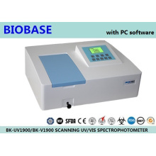 Espectrofotômetro de varredura UV / Vis com software para PC